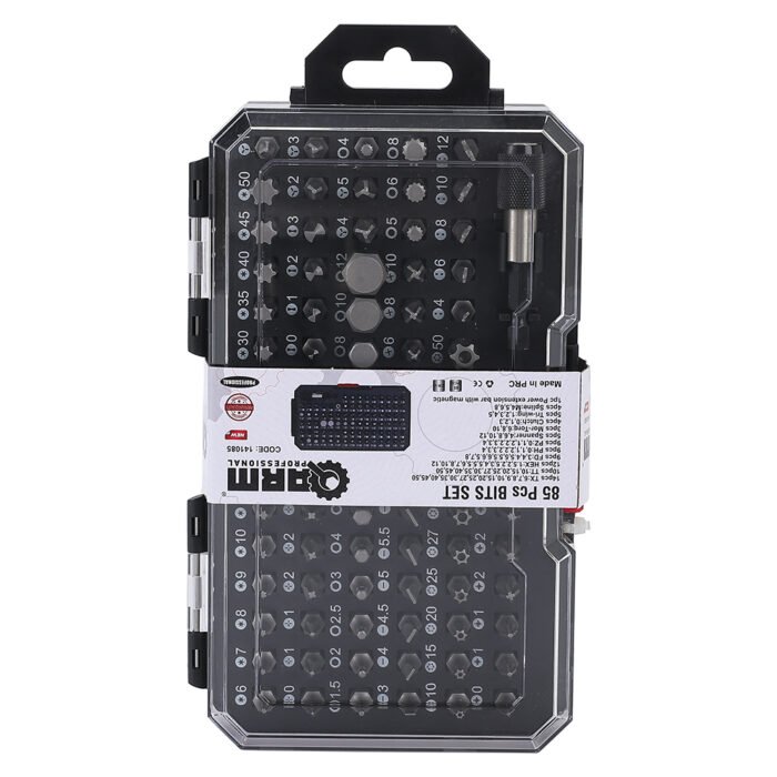 ARM Professional 85 Parça Güvenlik (Tamper Proof) Bit Seti – Eksiksiz Koleksiyon