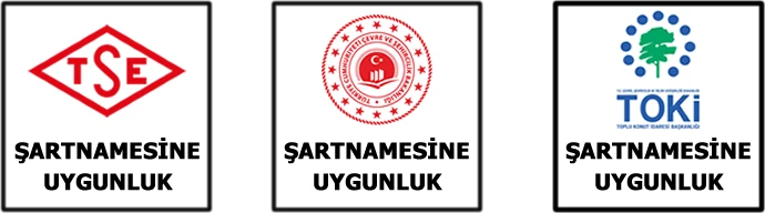 60x60 Backlight Armatür Gövde teknik çizim ve özellik sembolleri 1