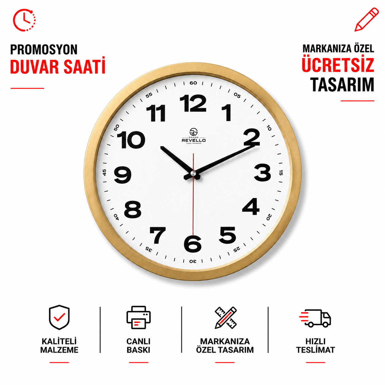 Toptan Revello 088 Model Saat Serisi