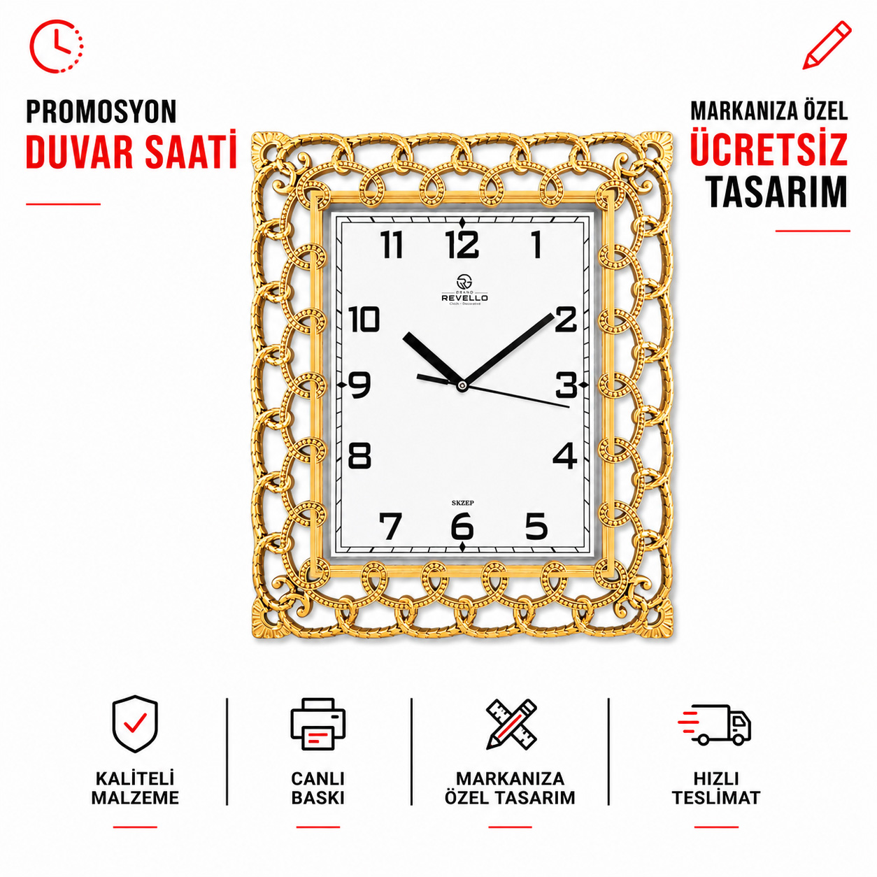 Toptan Revello 080 Model Saat Serisi