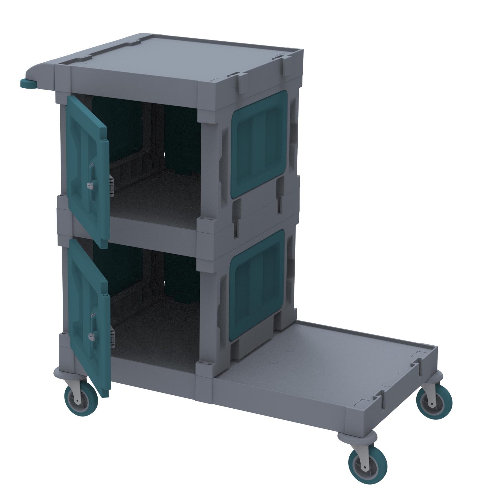 Toptan Alfacart Hastane Temizlik Arabaları: Alfacart Hastane Arabası 104x57x99 (AC2310)