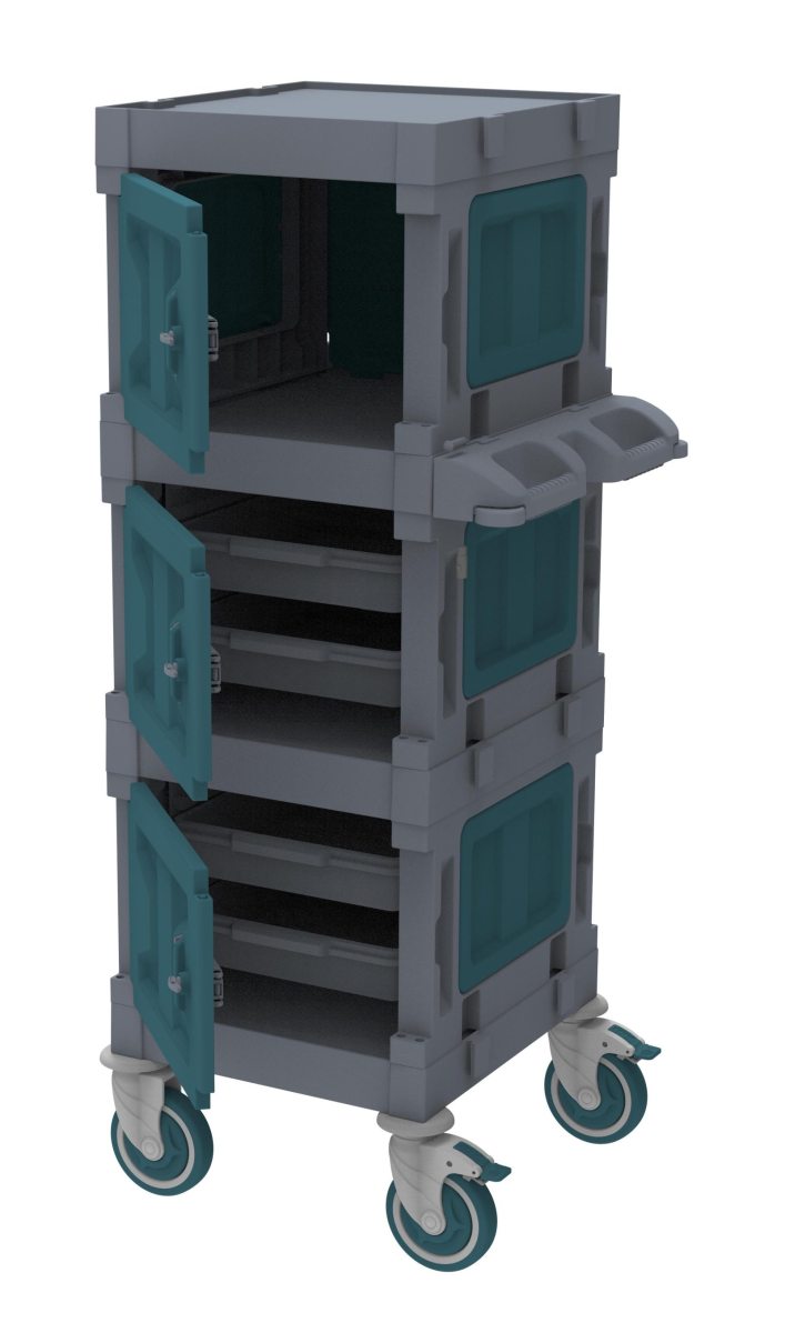 Toptan Servis Arabaları: Alfacart Servis Arabası 62x57x145 (AC2706)