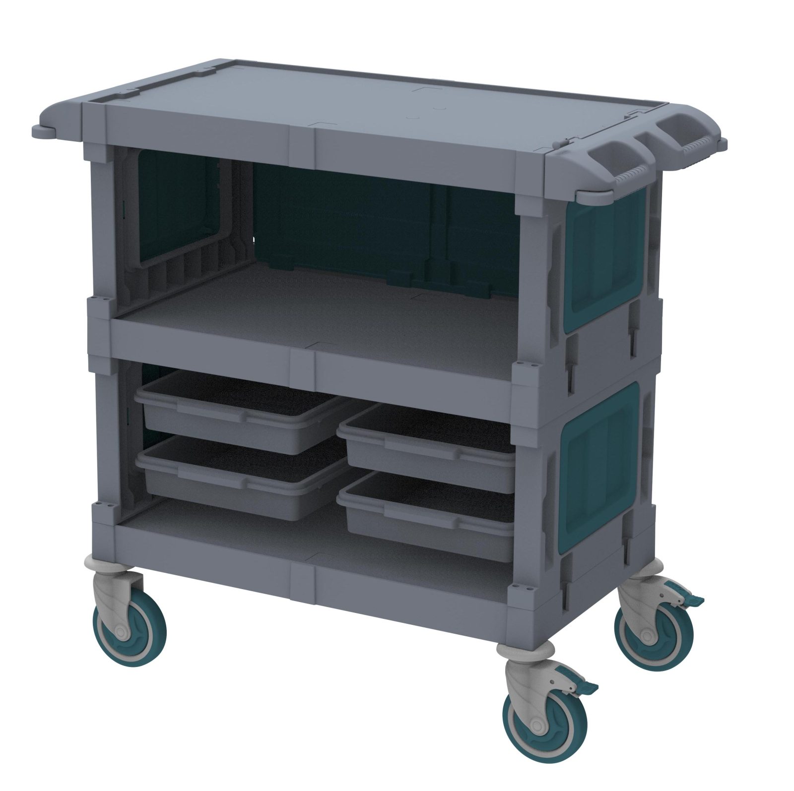 Toptan Servis Arabaları: Alfacart Servis Arabası 113x57x106 (AC2721)