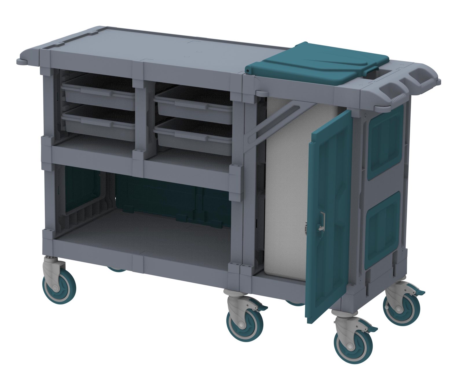 Toptan Servis Arabaları: Alfacart Servis Arabası 161x57x110 (AC2725)