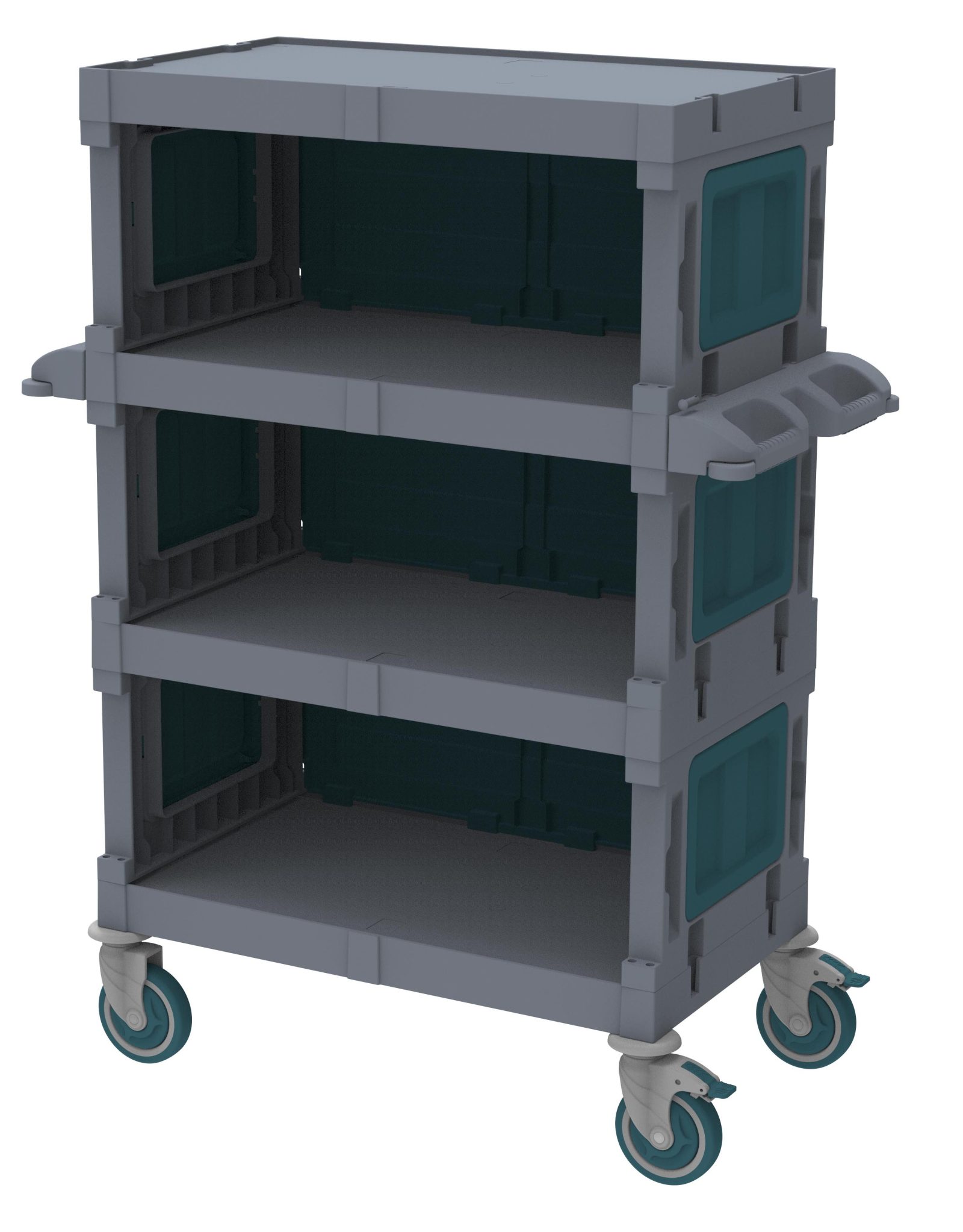 Toptan Servis Arabaları: Alfacart Servis Arabası 113x57x145 (AC2726)