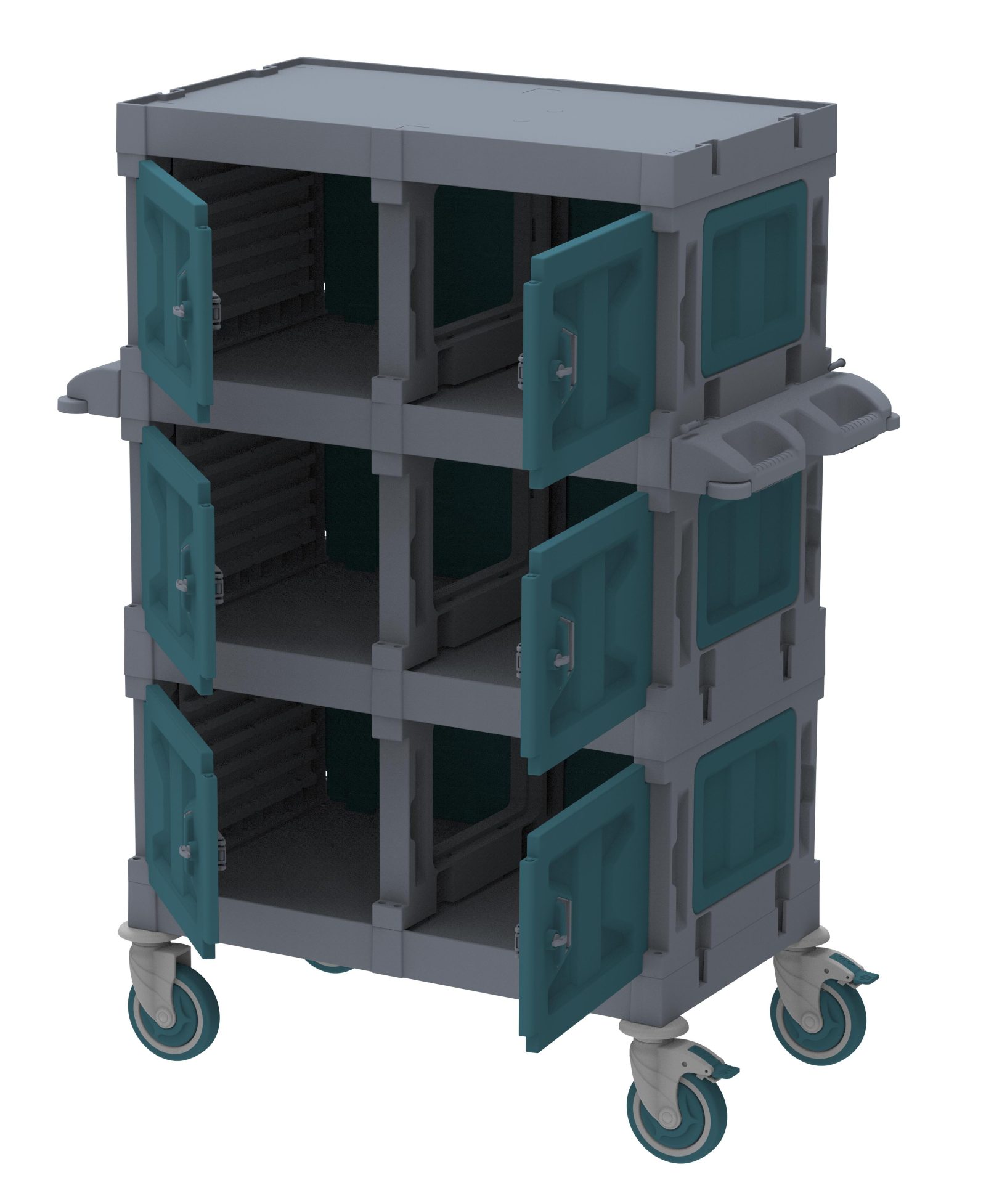 Toptan Servis Arabaları: Alfacart Servis Arabası 113x57x145 (AC2729)