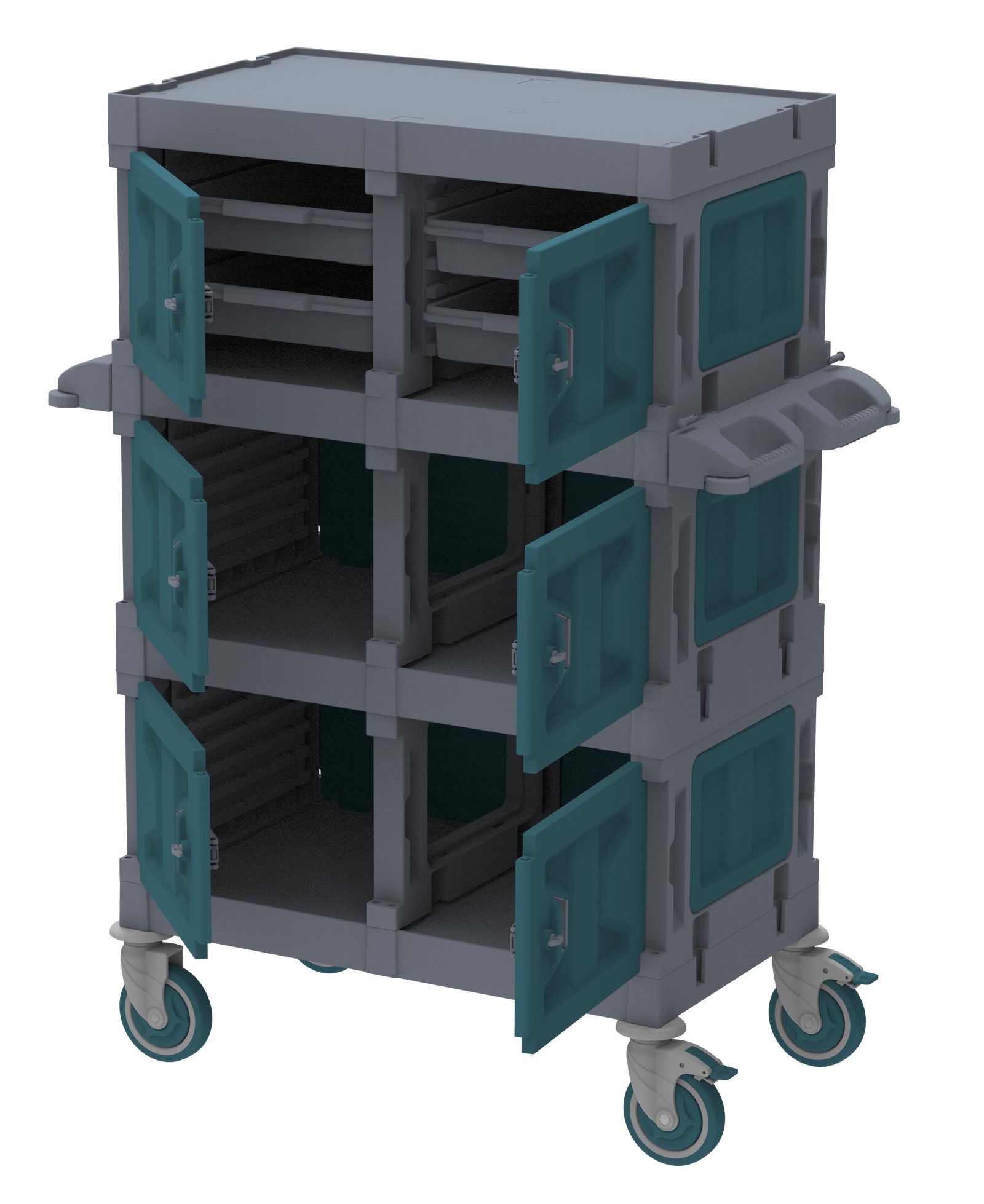 Toptan Servis Arabaları: Alfacart Servis Arabası 113x57x145 (AC2730)