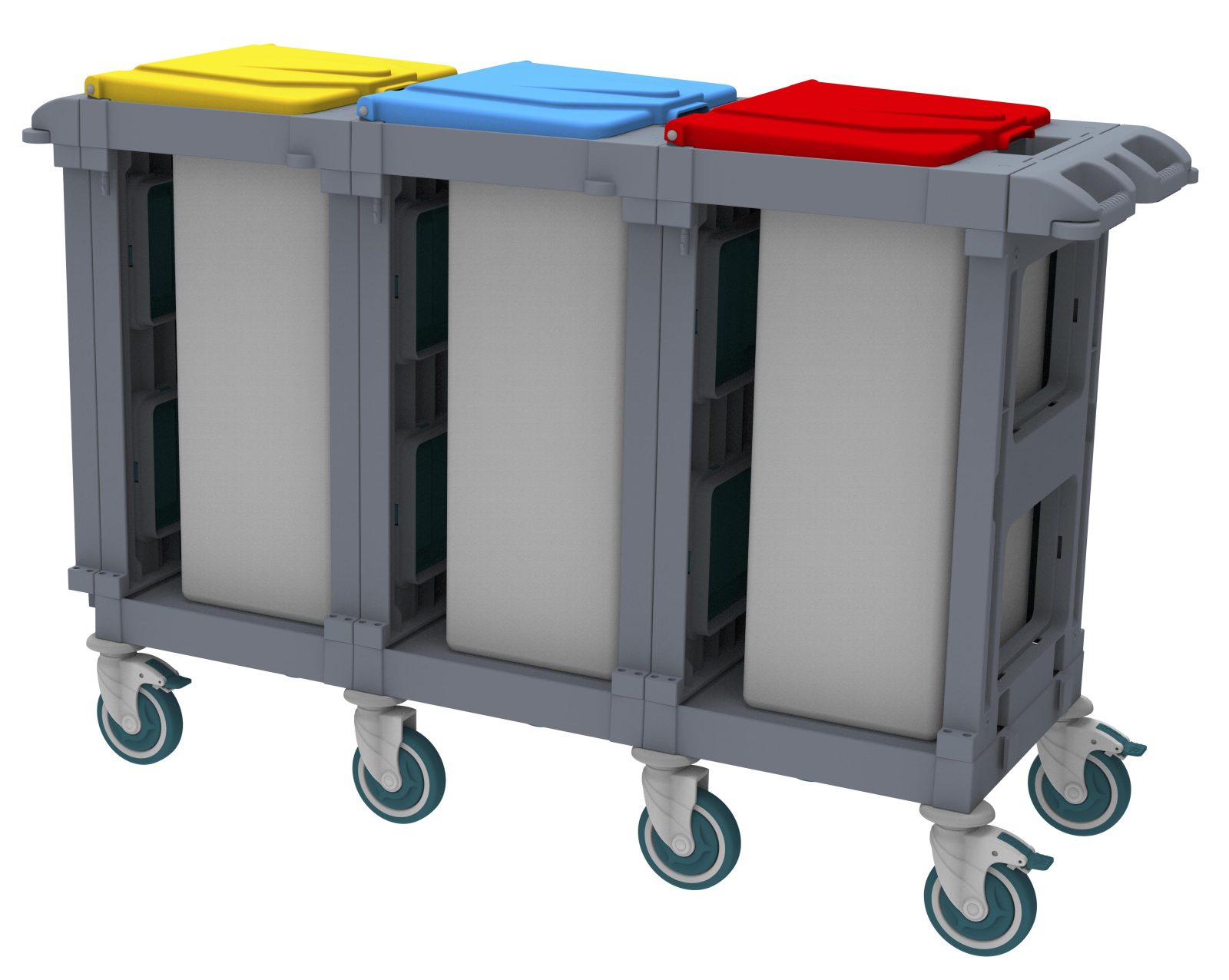Toptan Alfacart Atık Toplama Arabaları: Alfacart Atık Toplama Arabası 167x57x110 (AC2812)