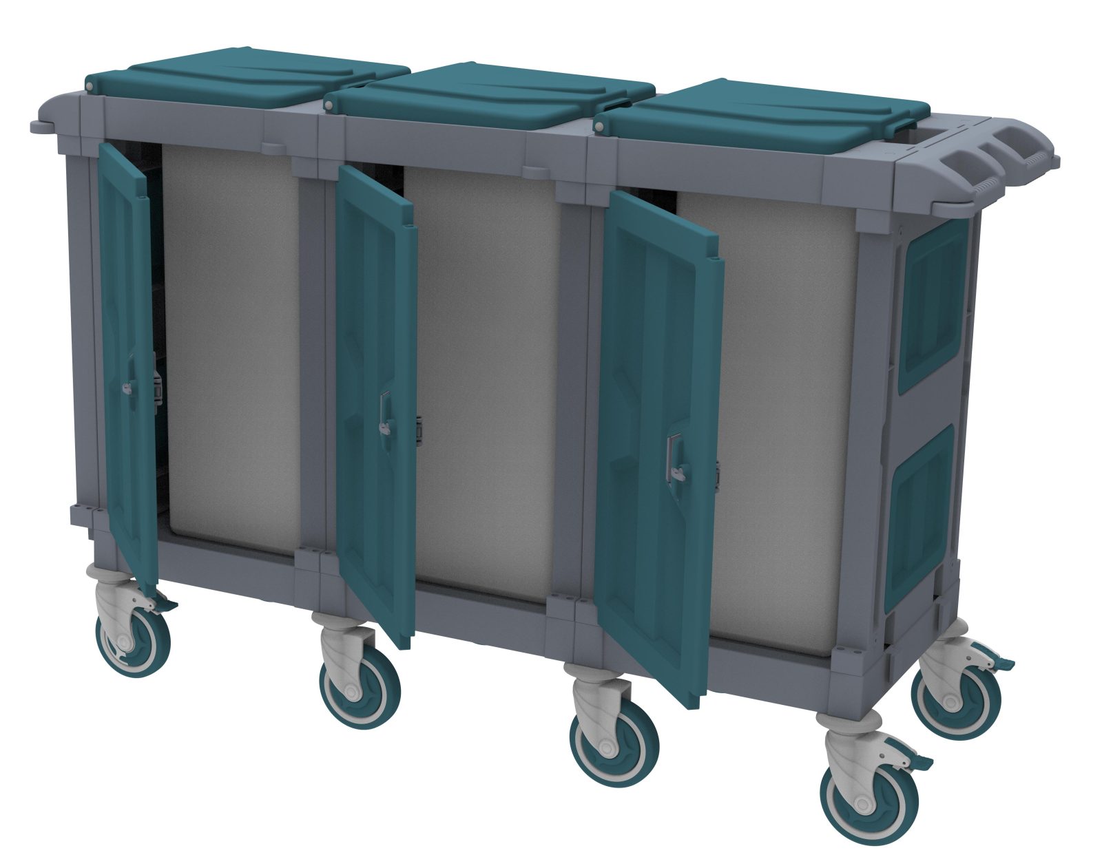 Toptan Alfacart Atık Toplama Arabaları: Alfacart Atık Toplama Arabası 167x57x110 (AC2813)