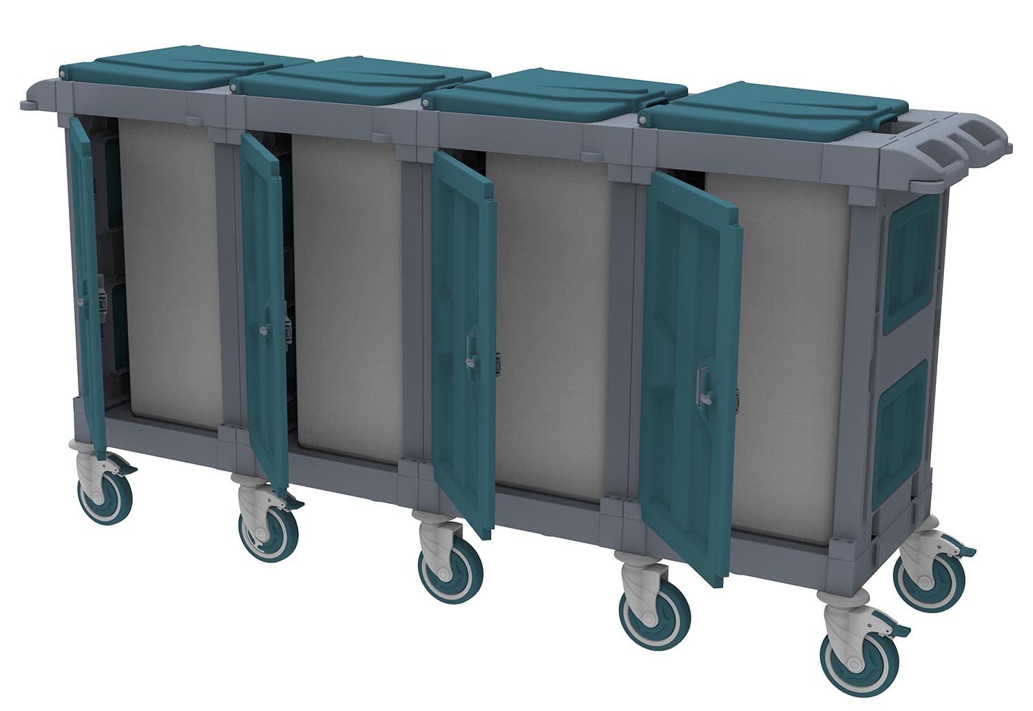 Toptan Alfacart Atık Toplama Arabaları: Alfacart Atık Toplama Arabası 215x57x110 (AC2816)