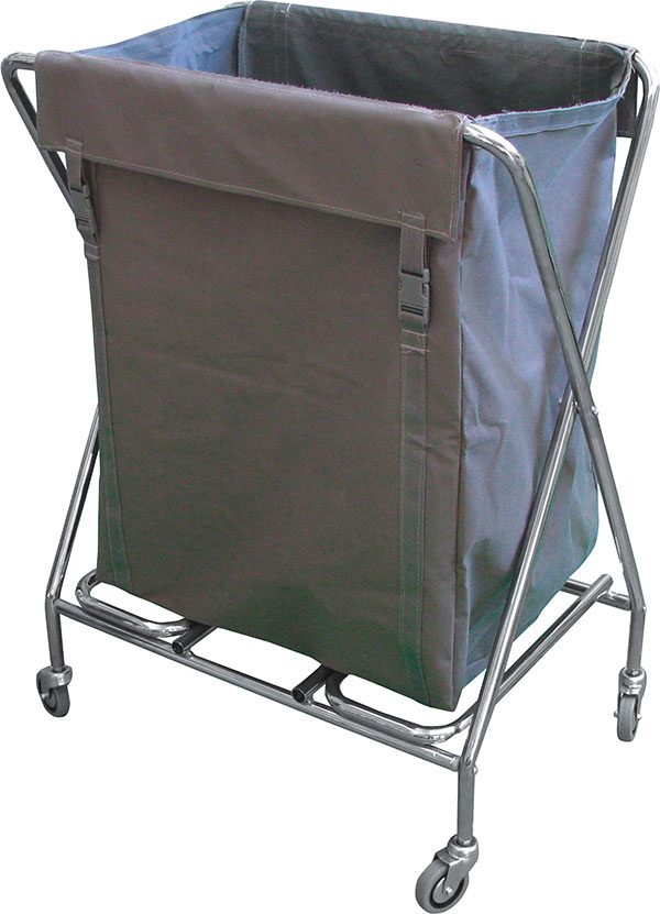 Toptan Çapraz Çöp & Çamaşır Toplama: Çapraz Çöp Çamaşır Toplama Arabası 200Lt Krom (ÇT264MK)