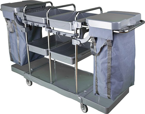 Toptan Jumbo Kat Arabaları: Jumbo Kat Arabası 2x100Lt Branda Krom (Büyük) (KA656JK)