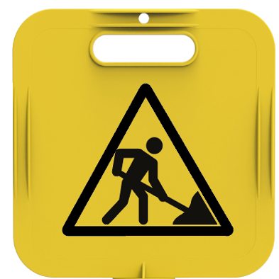 Toptan Uyarı Levha ve Dubaları: Dubalı Uyarı Levhası Başlık Çalışma Var (UTP071)